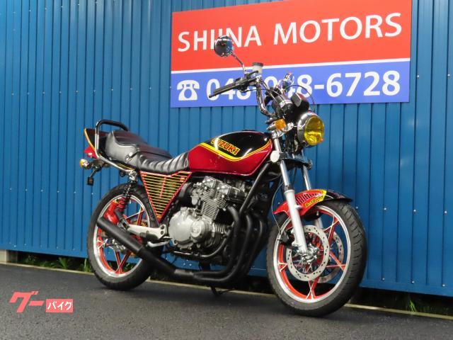 スズキ GSX400F B30556 国内未登録車 ブラック集合管
