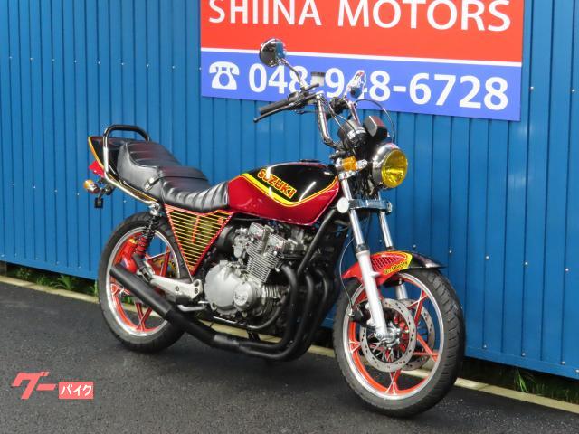 スズキ GSX400F B30556 国内未登録車 ブラック集合管