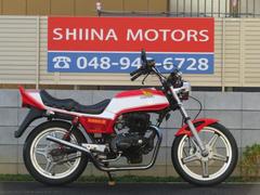 ホンダ　ＣＢ４００Ｎ　Ｂ０３８２　プリティレーシングマフラー　アップハンドル　タックロール　ハネテール　コムスターホイール
