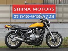 カワサキ　ＺＥＰＨＹＲ１１００　Ｂ０３９１　イエローコーンモナカ管　ブレンボブレーキ　ハーディハンドル　クリアウインカー　フェンダーレス