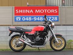 スズキ　ＧＳＸ４００インパルス　Ｂ０３９２　ヨシムラカラー　メッキ集合管　前後ゴールドホイール　前後新品タイヤ　ＧＫ７９Ａ