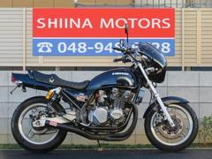 カワサキ　ＺＥＰＨＹＲ７５０　Ｂ０４０１　ブラック集合管　ビキニカウル　アップハンドル　ＦＣＲ３３　オーリンズリアサス　タックロール