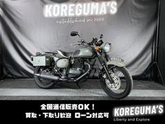カワサキ　エストレヤ　ラットアーミースタイルカスタム　米軍流用パーツ使用