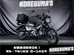 ホンダ　ＣＴ１２５ハンターカブ　ブラックカスタム　Ｄｉａｂｌｏマフラー　フォグランプ　ヘッドライトガード　センターキャリア　ＵＳＢ等