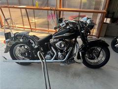 ＨＡＲＬＥＹ−ＤＡＶＩＤＳＯＮ　ＦＬＳＴＳＣ　スプリンガークラシック　ツインカム　フィッシュテールマフラー　エアクリ　エンジンガード