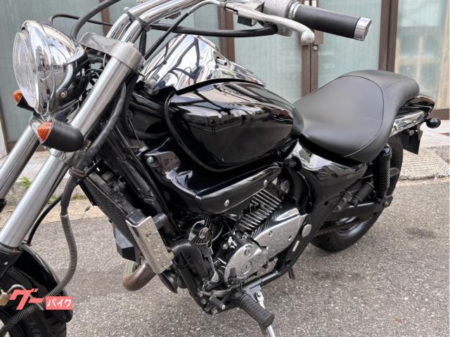 カワサキ エリミネーター250V ブラック スラッシュカット
