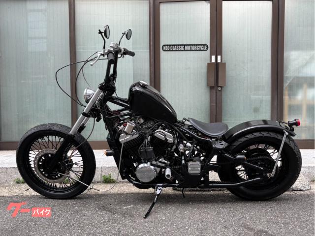 ホンダ スティード400 ブラックアウトフルカスタム ミッド