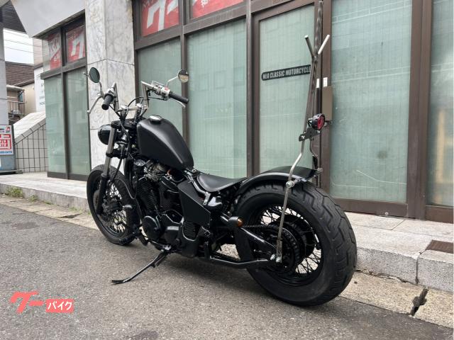 ホンダ スティード400 チョッパーブラックアウトフルカスタム