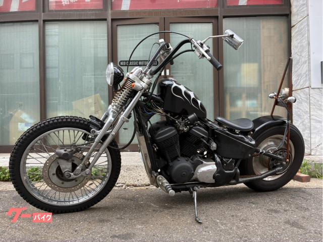 ホンダ スティード400 スプリンガー カスタムペイント チョッパー