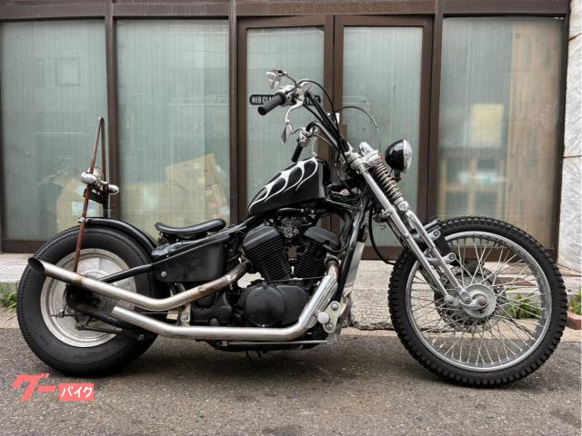 ホンダ スティード400 スプリンガー カスタムペイント チョッパー