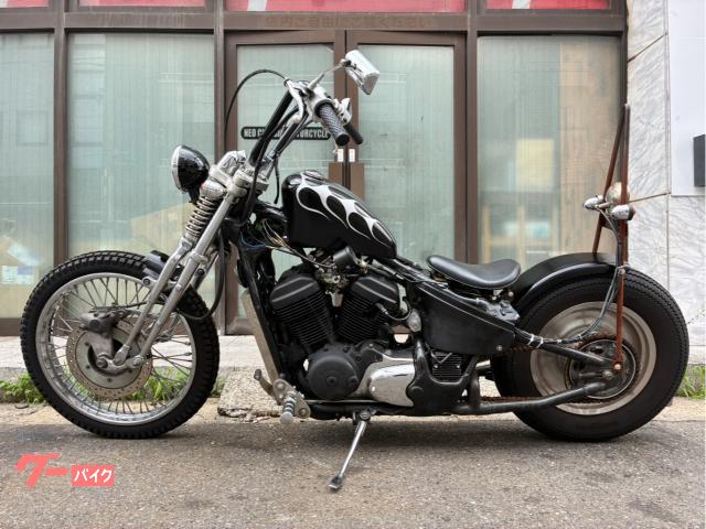 ホンダ スティード400 スプリンガー カスタムペイント チョッパー