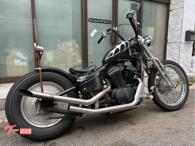 ホンダ スティード400 スプリンガー カスタムペイント チョッパー