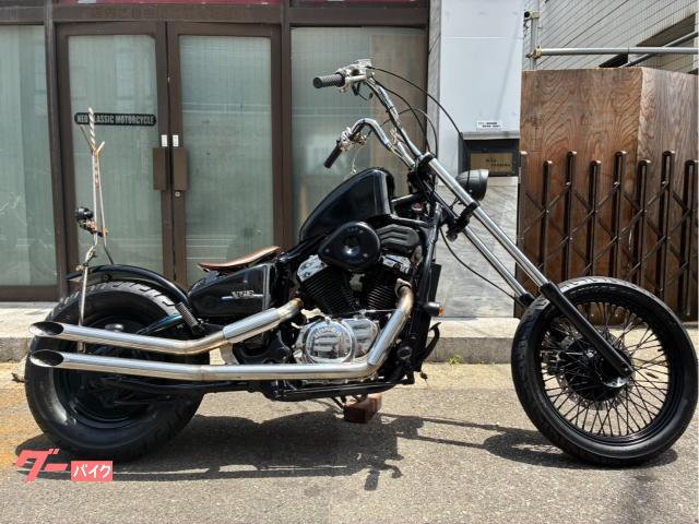 ホンダ スティード400 マッドブラックアウトフルカスタム