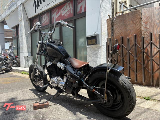 ホンダ スティード400 マッドブラックアウトフルカスタム 