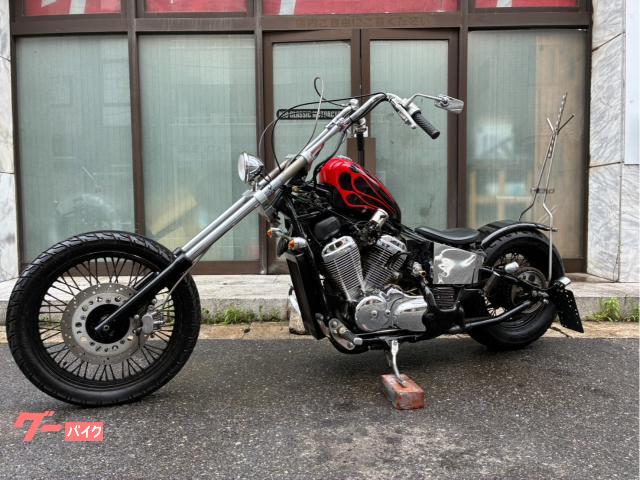 ホンダ スティード400 フレアタンク チョッパーフルカスタム ロング