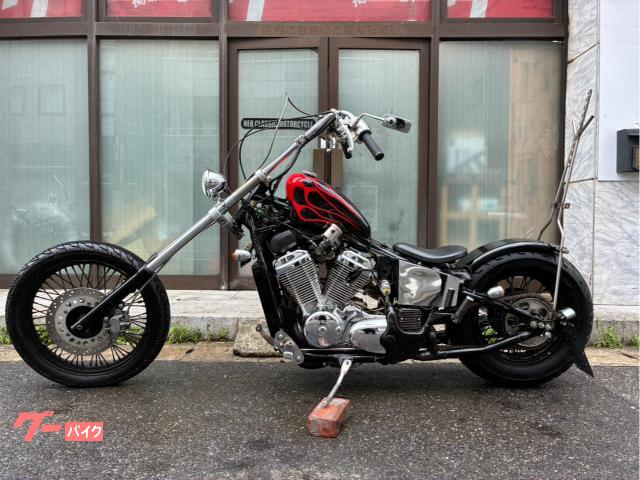 ホンダ スティード400 フレアタンク チョッパーフルカスタム ロング
