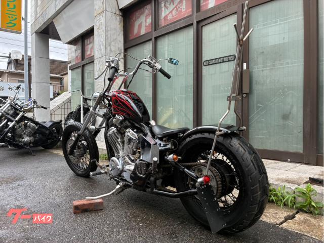 美品　スティード　400 タンク　ガソリンタンク　フレア　カスタム ホンダ スティード400 フレアタンク チョッパーフルカスタム ロング