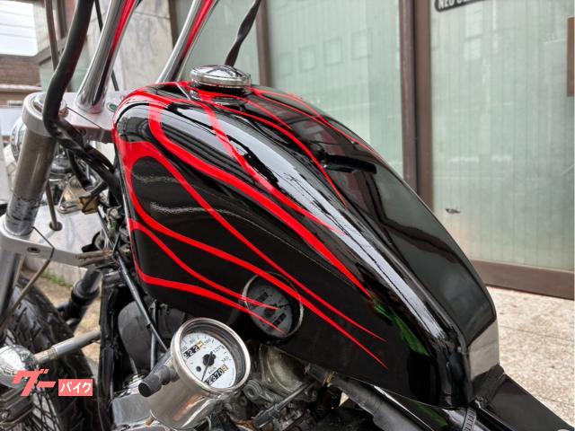 ホンダ スティード400 フレアタンク チョッパーフルカスタム ロング