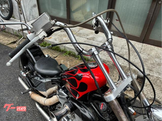 ホンダ スティード400 フレアタンク チョッパーフルカスタム ロング