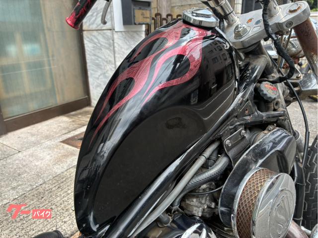 ホンダ スティード400 フレアタンク チョッパーフルカスタム ラッド