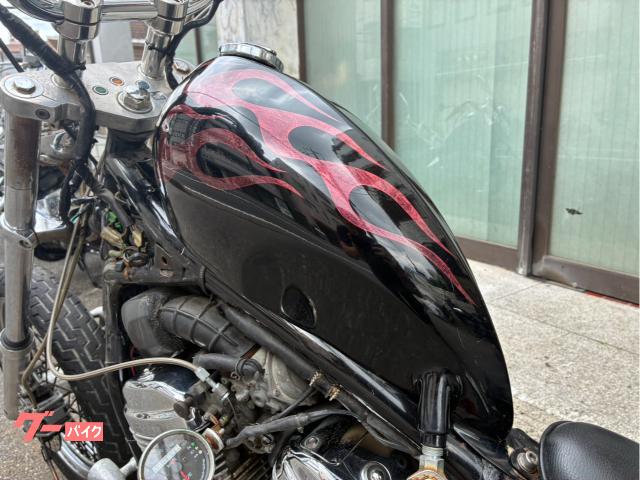 ホンダ スティード400 フレアタンク チョッパーフルカスタム ラッド