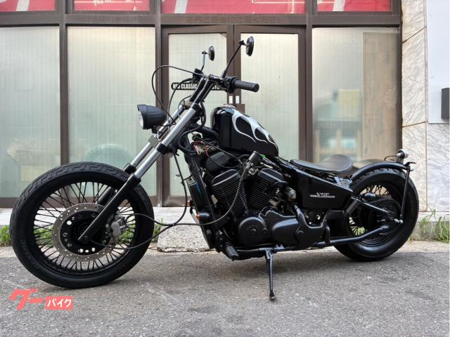 ホンダ スティード400 フレアタンクブラックアウトフルカスタム