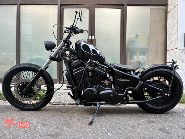 ホンダ スティード400 フレアタンクブラックアウトフルカスタム