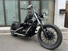 ホンダ　スティード４００　チョッパーブラックアウトフルカスタム