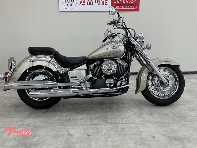YAMAHA ドラッグスター400 4TR サイドバック付き ドラッグスター400に革バッグ！（SB−66）