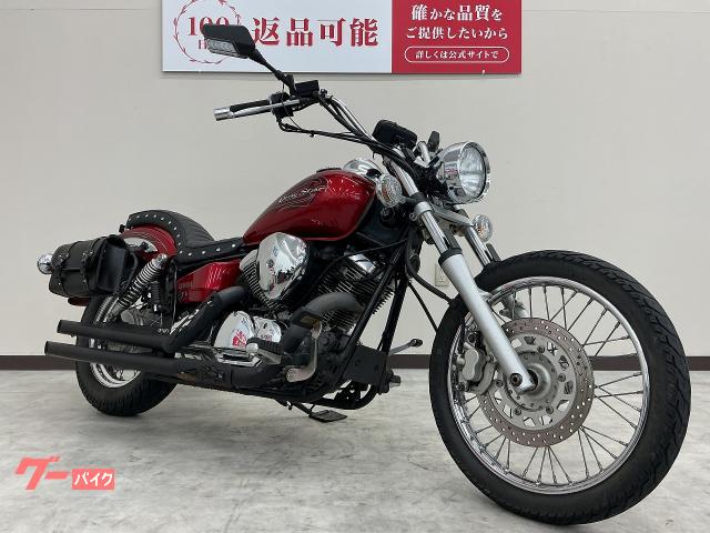 NO.4673　ドラッグスター２５０　空冷Ｖツイン２５０ｃｃ　アメリカン　スラッシュカットマフラー　ブラック　☆彡 ドラッグスター 250/ヤマハ 空冷4サイクルVツインエンジン ブラックの