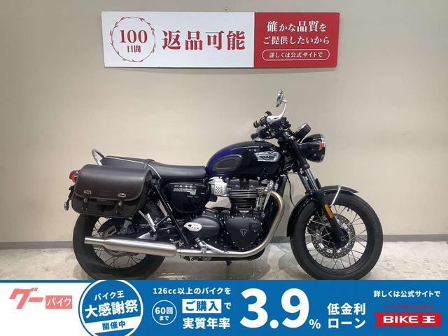 ボンネビルT100 2024年モデル 左右サイドバッグ装備