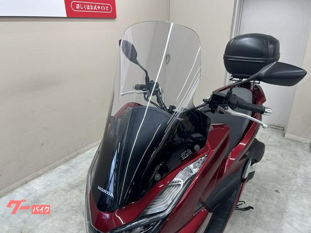 ホンダ PCX 2021年モデル ロングスクリーン トップケース装備