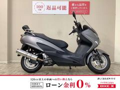 スズキ　バーグマン２００　２０１４年モデル　ビームスマフラー・バックレスト