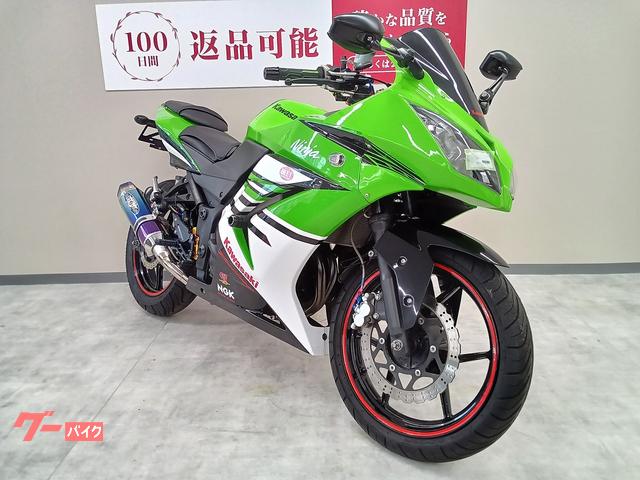 カワサキ　Ninja250R　1.6万KM　綺麗　ETC　バックステップ　前後タイヤ新品　フォークシール交換済　愛知発　詳細写真、始動動画あり カワサキ Ninja 250R 社外外装キット！ YSS製リアショック