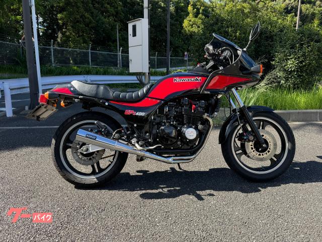 ＧＰＺ４００Ｆ　カーカーマフラー　フェンダーレス　ほぼノーマル車