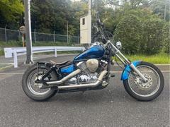 ヤマハ　ドラッグスター２５０　カスタム　ロングフォーク　マフラー　ハンドル