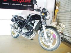 カワサキ　ＢＡＬＩＵＳ　ＺＲ２５０Ａ−５　１９９５年　水冷直４ツインカム　社外マフラー　タックロールシート　キャブレターモデル