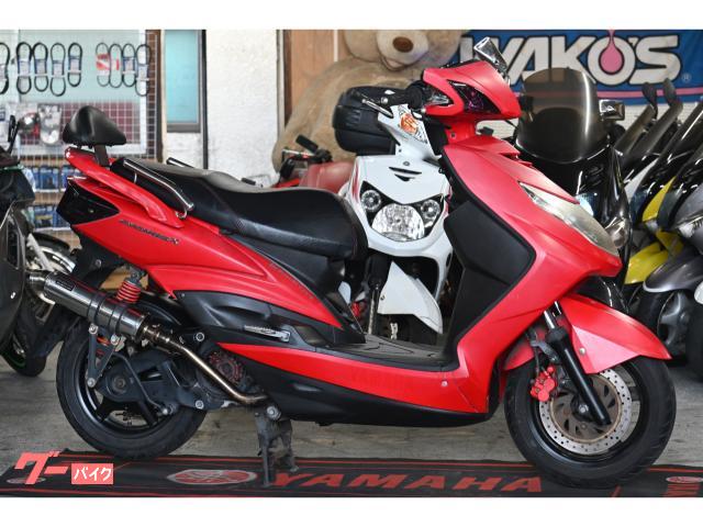 シグナスＸ　ＳＲ　マフラー　タンデムバー