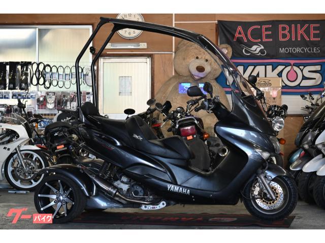 マジェスティ１２５ＦＩ　トライク　屋根付き　ルーフキット　側車付軽二輪　ヨシムラマフラー