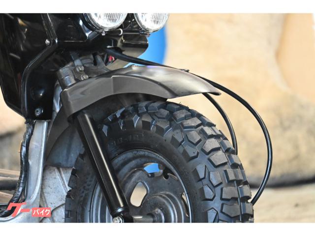 ホンダ ズーマー 前後タイヤ新品 ロンホイ 社外ハンドル スパトラ