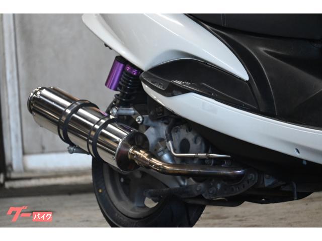 ヤマハ マジェスティ125 バーハン 前後タイヤ新品 カスタム車