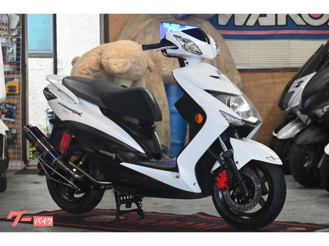 シグナスＸ　ＳＲ　前後タイヤ新品　３型　ＳＰ忠男マフラー