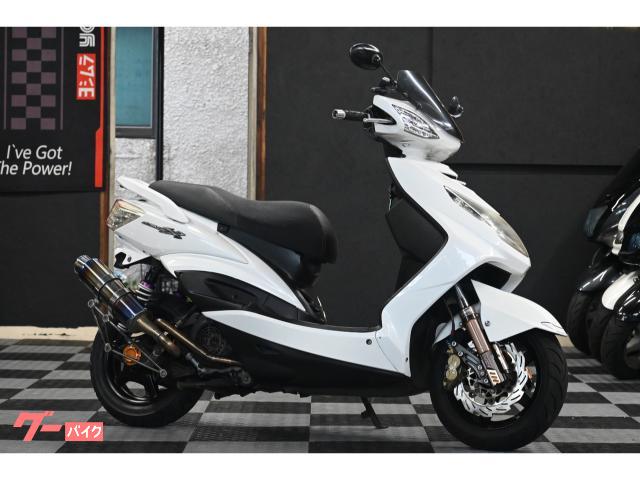 シグナスX 2型 カスタム車 SP忠男 ブレンボ NCYフォーク リアタイヤ新品