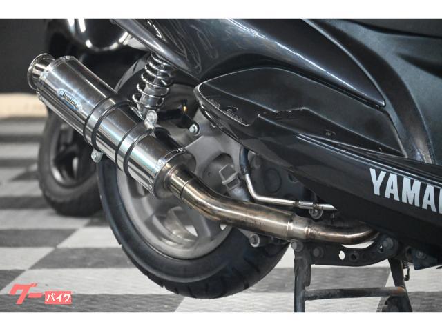 ヤマハ マジェスティ125FI バーハン化 リアライズマフラー 前後