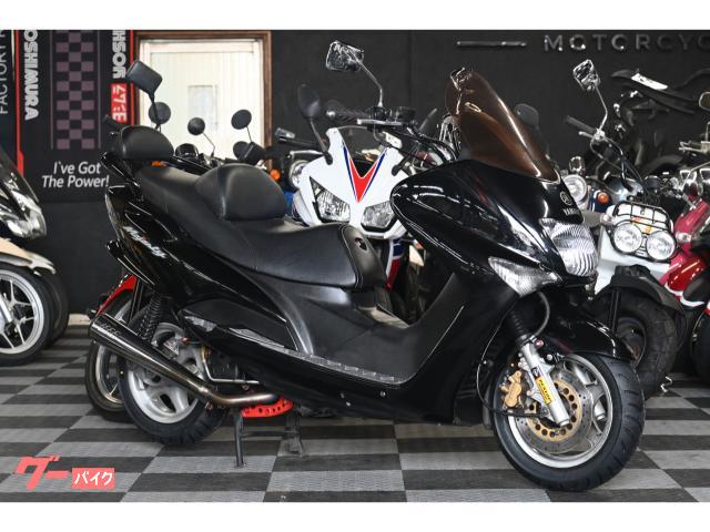 マジェスティ125 バーハン化 前後タイヤ新品 スパトラマフラー