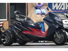 トライク　マジェスティ１２５ＦＩトライク　側車付軽二輪登録　普通免許ＯＫ　水温計　タコメーター