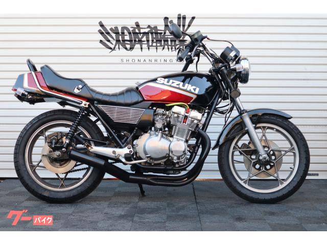GSX400FS タンク凹凸無し　純正塗り替え無しオリジナルペイント GSX400FS タンク凹凸無し 純正塗り替え無しオリジナルペイント