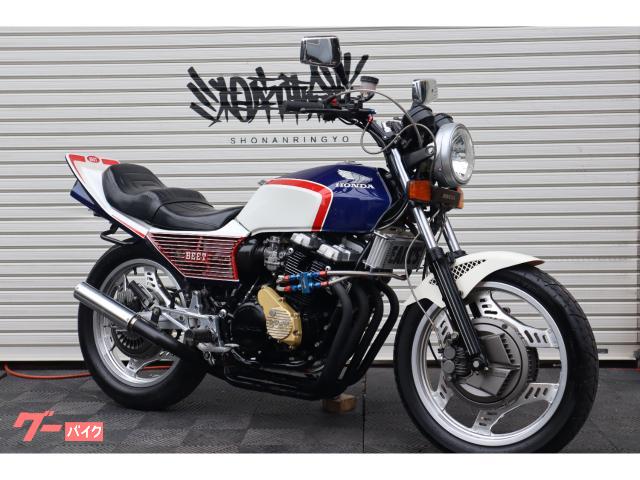 ＣＢＸ５５０Ｆ　アールズサイド回しオイルクーラー　アルフィン　１型カラー　アンコ抜きシート　車検２年付き　４００公認登録