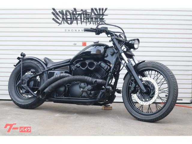 ドラッグスター４００　４ＴＲ　ニューロッドカスタム　ＳＵエアクリ　ベントマフラー　ブラックアウト　ストレッチタンク　車検２年付き