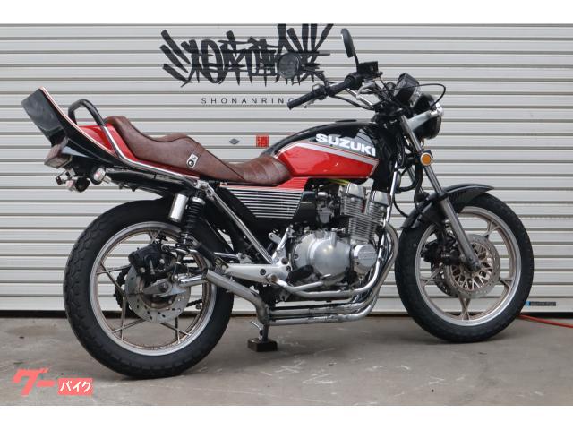 スズキ GSX400F S56 カスタムペイント タックロールシート